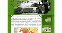 Desktop Screenshot of granimex-granit.pl